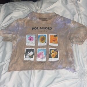 Polaroid Cropped T-Shirt